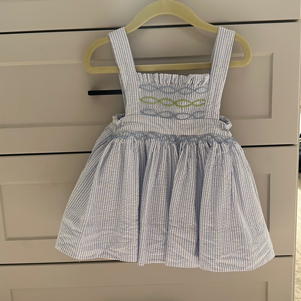 VGUC The Proper Peony dress with bloomers size 18m